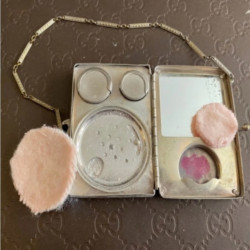 Vintage Flapper Art Deco Dance Makeup Compact Awesome! 🤩💋💃🏻